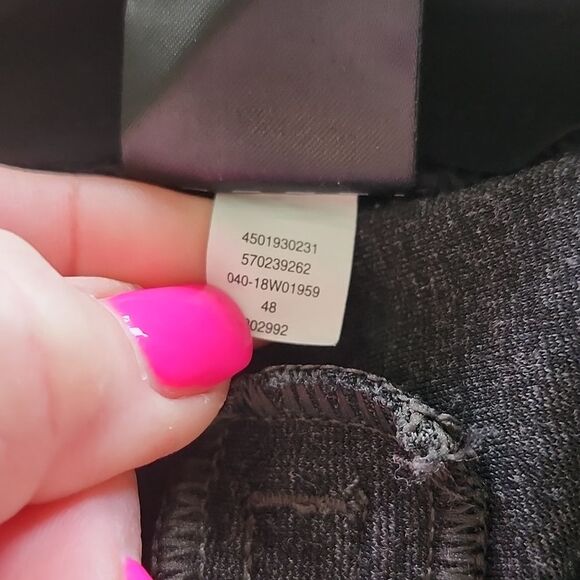 White House Black Market The Legging, Charcoal Gray, Side Zipper, 8 - Picture 9 of 9